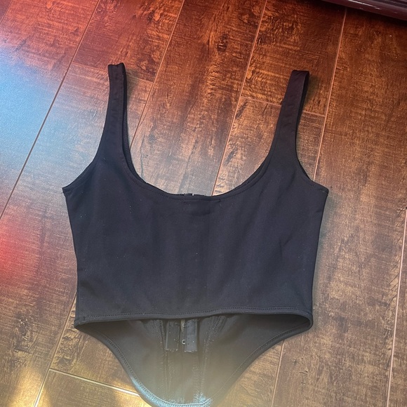 shein black corset top - Picture 3 of 4